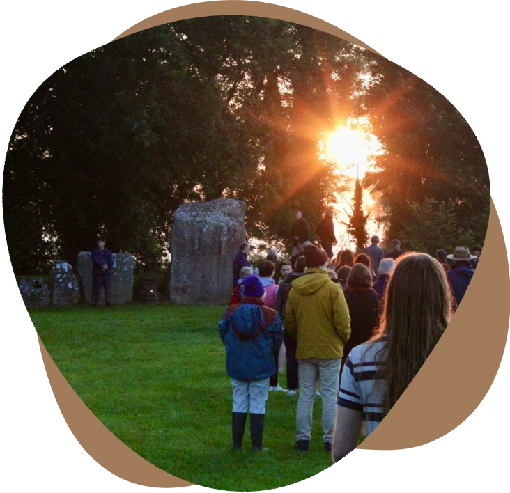Guided tour experience at Lough Gur